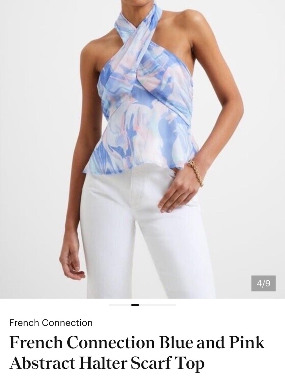 French Connection  Halter Blouse
